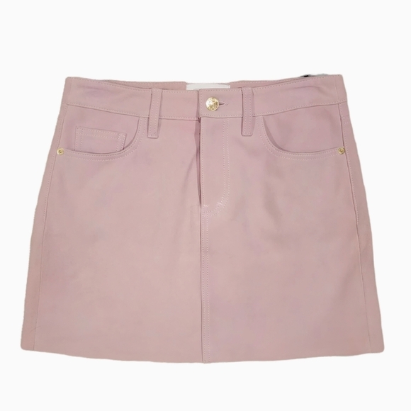 Current/Elliott The Suede 5-Pocket Mini Skirt - Picture 6 of 10